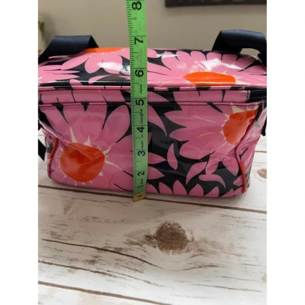 Vera‎ Bradley Lunch Bag Pink Orange Daisy Floral Coated Canvas Kids OS